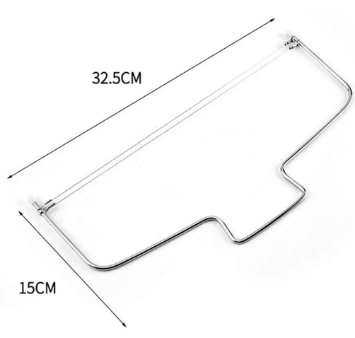 Lyre cutting cake stainless steel