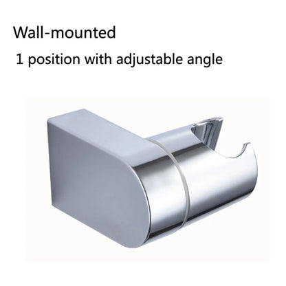 Wall mounted shower head holder