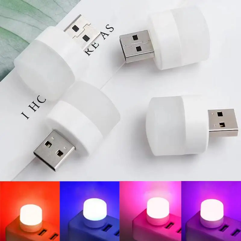 Mini LED lamp with USB plug