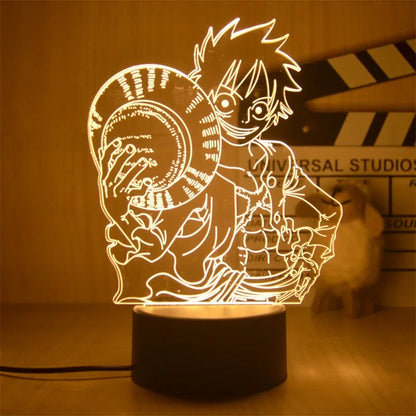 one piece 3D LED night lights