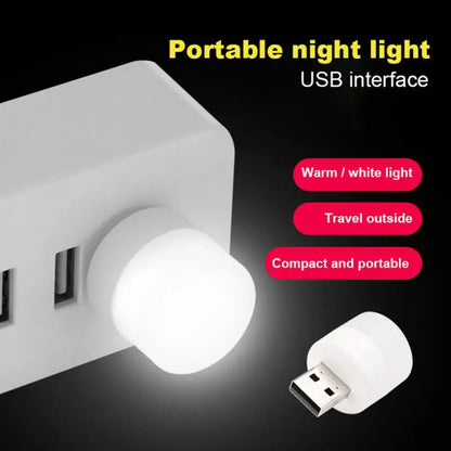 Mini LED lamp with USB plug