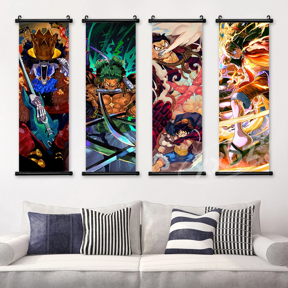 Poster of one piece on canvas