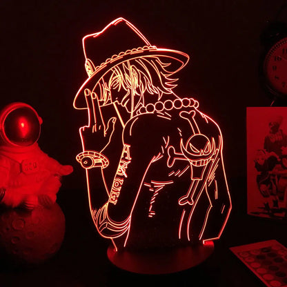 one piece 3D LED night lights