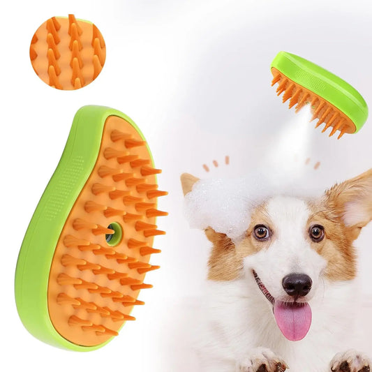 Electric pet Steamy Brush