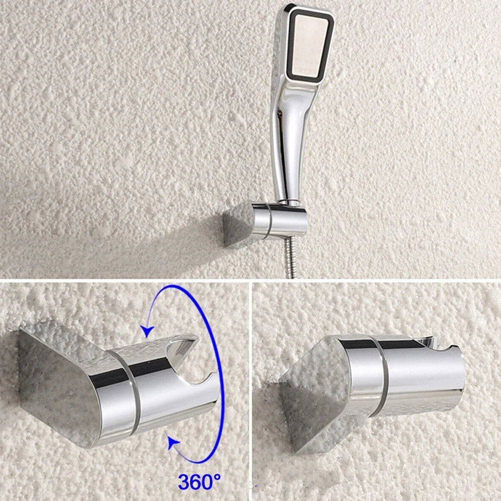 Wall mounted shower head holder