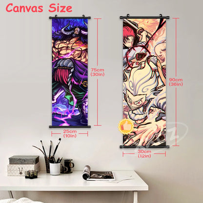 Poster of one piece on canvas