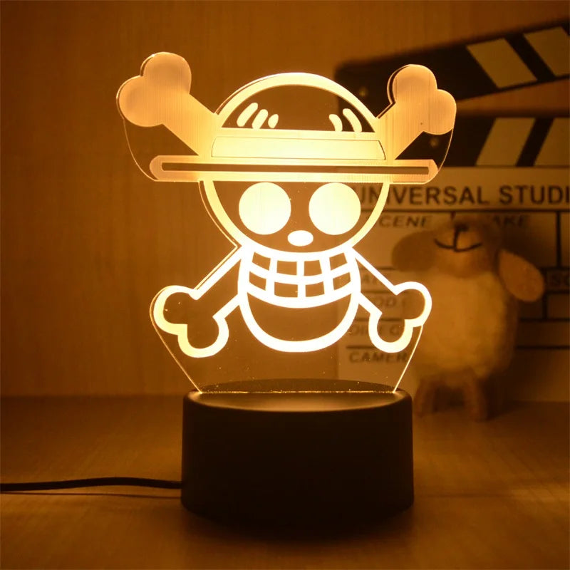 one piece 3D LED night lights