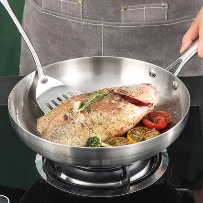 steel frying pan