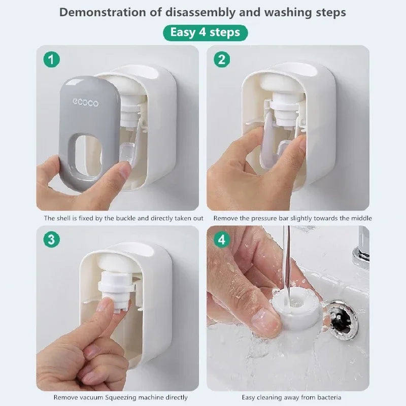 Automatic Wall Mounted Toothpaste Dispenser