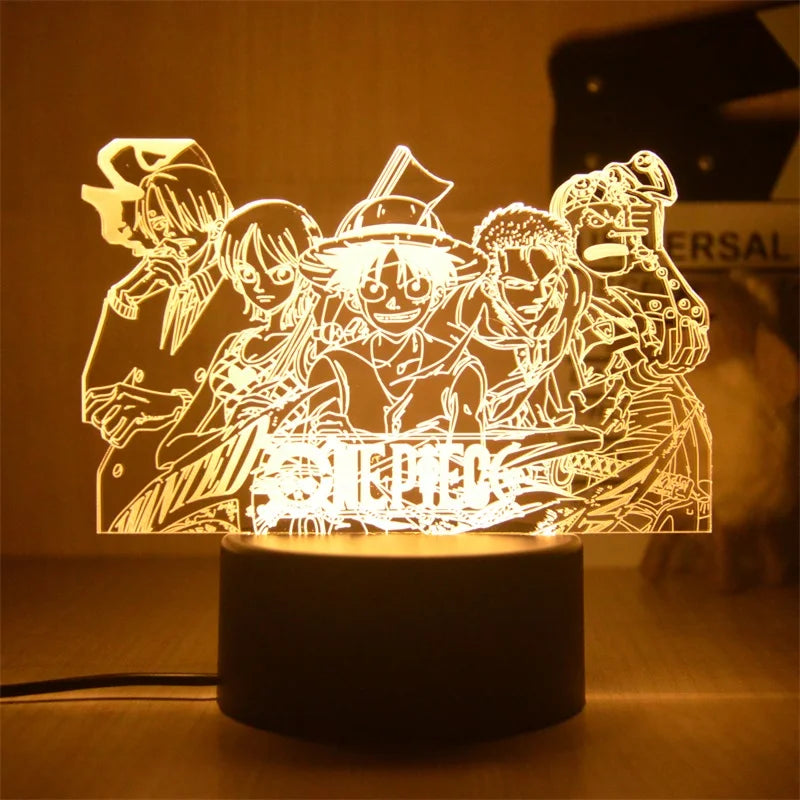 one piece 3D LED night lights