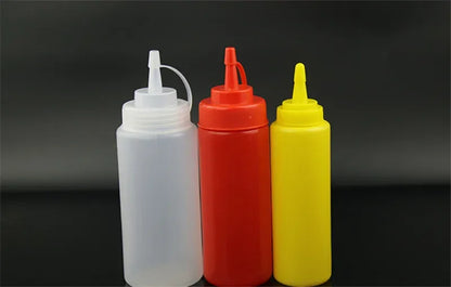 Plastic sauce bottle