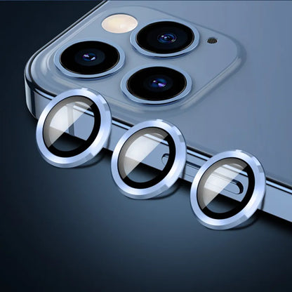 Metal Ring Protector Glass for iPhone