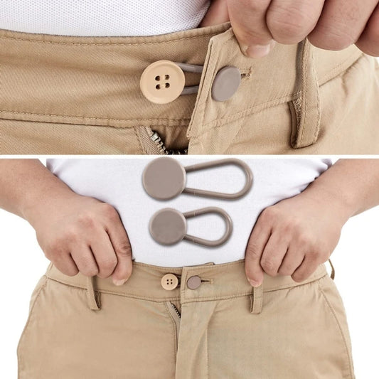 Flexible waist extender for pants