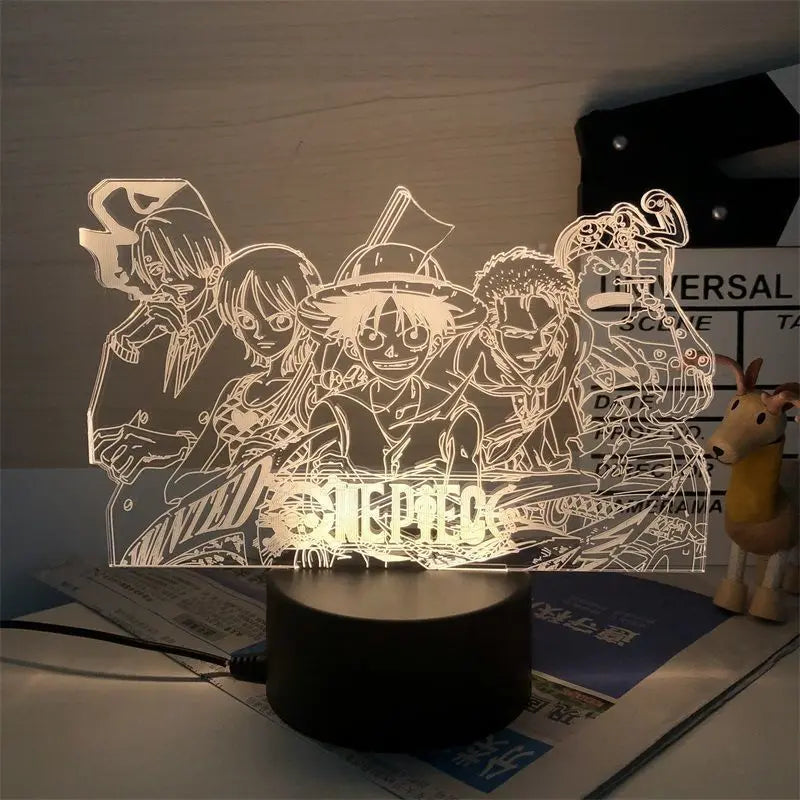 one piece 3D LED night lights