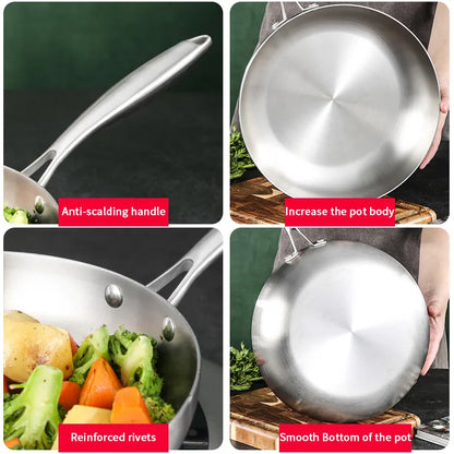 steel frying pan