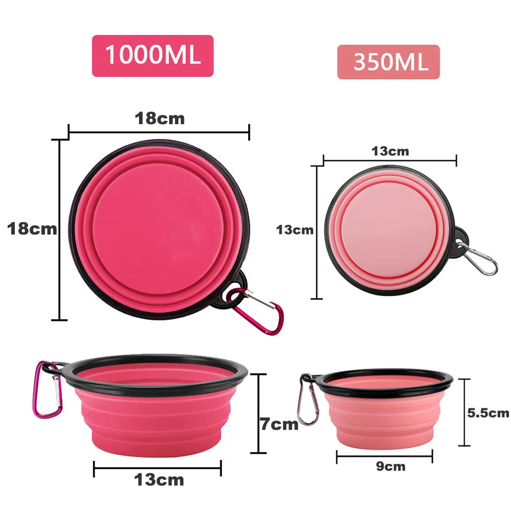 Collapsible pet Bowls